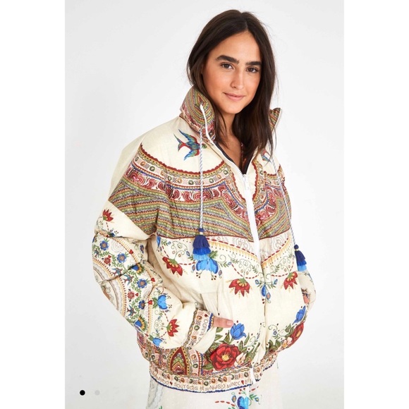 Mandala Puffer Jacket By Farm Rio 
